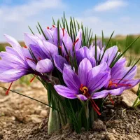 از یه هکتار بالای یه تن گل زعفرون برداشت کن/ کروا