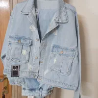 کاپشن و شلوار مارک ZARA پالتو و کفش برند