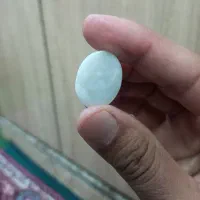 سنگ عقیق سلیمانی عتیقه قدیم سفید کمیاب|بدلیجات|اهواز, گلستان|دیوار