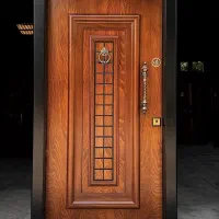 درب ضد سرقت نئوکلاسیک نرده استیل، شیشه ای کد T021|مصالح و تجهیزات ساختمان|آمل, |دیوار