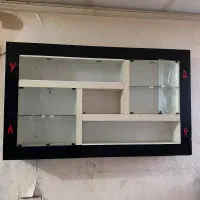 دکور مغازه با نور|کتابخانه، شلف، قفسه‌های دیواری|ساوه, |دیوار