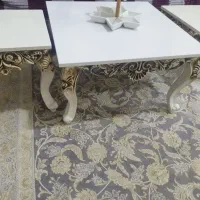 میز مبل و دو عدد گل میز|مبلمان خانگی و میز عسلی|دوگنبدان, |دیوار