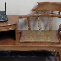 میزتلفن چوبی