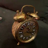ساعت زنگ‌دار برنجی آنتیک  ساخت West Germany