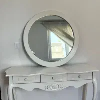 آیینه وکنسول رنگ سفید