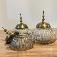 بانکه ست سه تایی برنجی|ظروف سرو و پذیرایی|باغستان, |دیوار