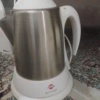 وسایل آشپزخانه سبزی خرد کن و چایساز و کتری استیل