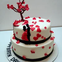 کیک تولد کیک خانگی اموزش کیک تولد