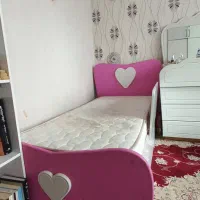 تخت خواب دخترانه|تخت و سرویس خواب|شیراز, باغ تخت|دیوار