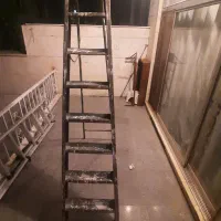 نردبان آلمینیوم دوپایه