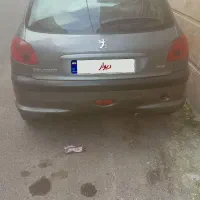 پژو 206 خاکستری تیپ 3 مدل 86|خودرو سواری و وانت|رشت, سعدی (تختی)|دیوار