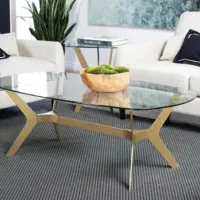 شیشه بیضی مناسب انواع میز