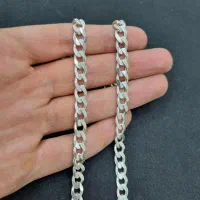 زنجیر نقره مردانه ترک مدل کارتیه عیار۹۲۵ با فاکتور|جواهرات|تهران, گیشا|دیوار