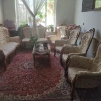 مبل سلطنتی چوب گردو فریمان|مبلمان خانگی و میز عسلی|فریمان, |دیوار