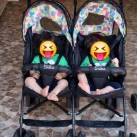 کالسکه دو قلو عصایی