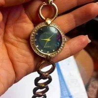 ساعت مچی Quartz باطری آمریکایی بند استیل طلایی|ساعت|شاهین‌شهر, شهرک گلدیس|دیوار