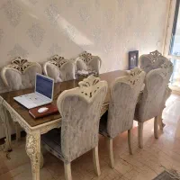 سرویس مبلمان کلاسیک ۷ نفره و نهارخوری ۸ نفره|مبلمان خانگی و میز عسلی|تهران, علم و صنعت|دیوار