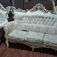 مبل7نفره با عسلی ومیز|مبلمان خانگی و میز عسلی|کرج, حصارک پایین|دیوار