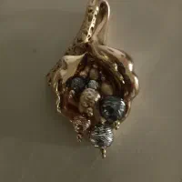 گردنبند مدل دسته گل