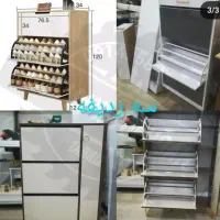 جاکفشی داشبوردی با 3عمق 16 24 34 سانتی رنگ دلخواه|جاکفشی، کمد، دراور|صوفیان, |دیوار