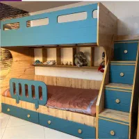 تخت دوطبقه فیروزه ای