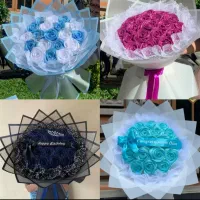 گل رز ربانی دست گل باکس گل|گل مصنوعی|اصفهان, شهرک کاوه|دیوار