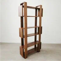 قفسه کتاب و دکوری B09 ام دی اف و چوبی|کتابخانه، شلف، قفسه‌های دیواری|ارومیه, |دیوار