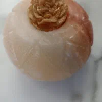 جا شمعی سنگ نمک صورتی