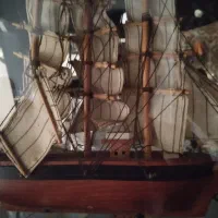 کشتی خشکل بادبانی با چوب مرغوب|مجسمه، تندیس، ماکت|مشهد, پورسینا|دیوار