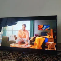 تلویزیون ۴۳اینج شکسته با کارتن|تلویزیون و پروژکتور|رضوانشهر, |دیوار