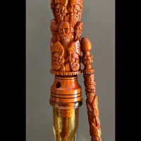 قلیون شاهکار تمام رخ کلکسیونی چوبسرخ