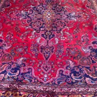 فرش دسبافت دست دوم در حدنو در نقش و رنگ عالی