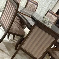 مبلمان با پارچه و فوم ترک چوب گردو بسیار محکم|مبلمان خانگی و میز عسلی|کرج, مطهری|دیوار