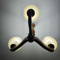 لوستر چوبی|لوستر و چراغ آویز|کرج, فاز ۳ گوهردشت|دیوار