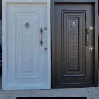 درب چوب و فلز ضد سرقت اقتصادی|مصالح و تجهیزات ساختمان|آزادشهر, |دیوار