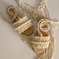 صندل،سربند، گوشواره مکرومه