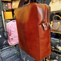 کیف چرم طبیعی مردانه دوشی دست دوز|کیف، کفش، کمربند|اردبیل, |دیوار