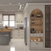 کابینت مینیمال و مدرن در پرند(۶ماهه بدن پیش)|مصالح و تجهیزات ساختمان|پرند, فاز ۱|دیوار