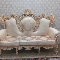 مبل ۷ نفره در حد نو با میز ها فروش فوری