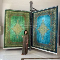 فرش کلاریس ۱۲۰۰شانه متفاوترین رنگ آبی وسبز جدید