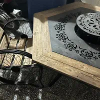 میز وصندلی باغی|مبلمان خانگی و میز عسلی|نجف‌آباد, باغ نو|دیوار