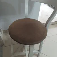 دو عدد صندلی کانتر پایه بلند