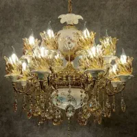 دوتا لوستر برنز شیک وتخت دونفره نقدوچک