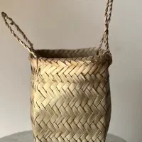 فروش سبد حصیری تک و کلی|صنایع دستی و سایر لوازم تزئینی|لاهیجان, شیشه گران|دیوار