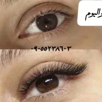 خدمات اکستنشن کاشت موقت لیفت مژه و ابرو