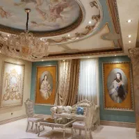 بازسازی،دکوراسیون داخلی،گچبری،رنگ،پتینه