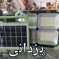 لامپ وپروژکتور خورشیدی ۱۹۹ وات با پاوربانک.یزداانی