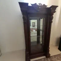 بوفه ویترین چوب گردو سالم