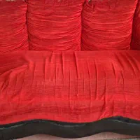 مبل ۷ نفره چرم و مخمل