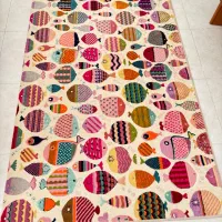 گلیم فرش طرح کودکانه